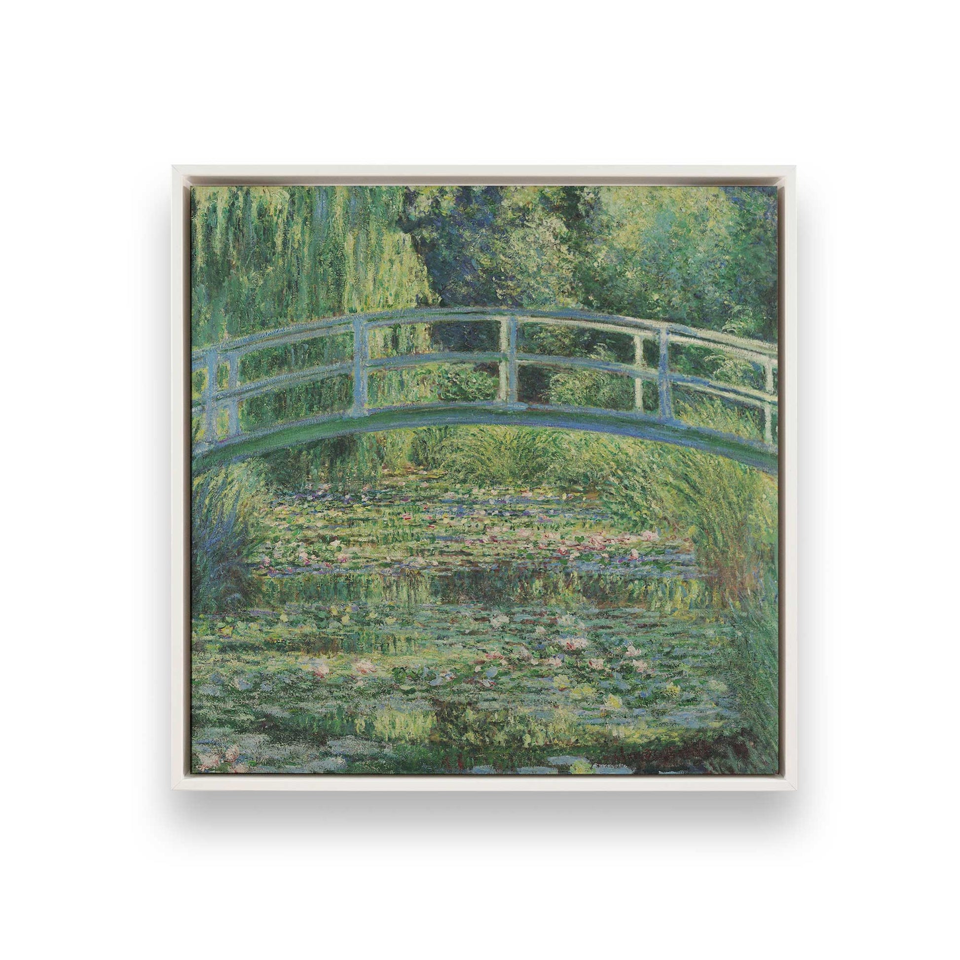 [Color:Opaque White], Picture of art in a White frame