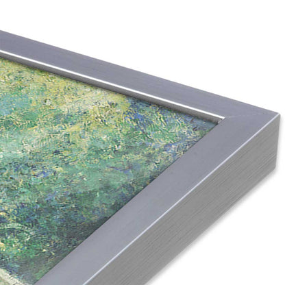 [Color:Polished Chrome], Picture of art in a Polished Chrome frame at an angle
