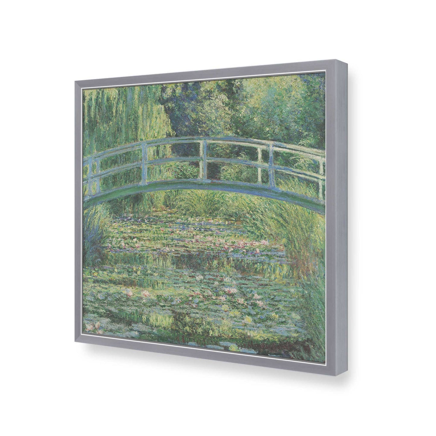 [Color:Polished Chrome], Picture of art in a Polished Chrome frame of the corner