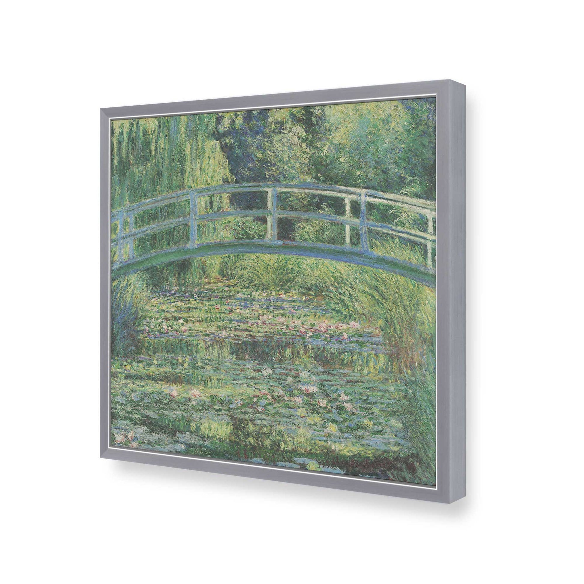 [Color:Polished Chrome], Picture of art in a Polished Chrome frame of the corner