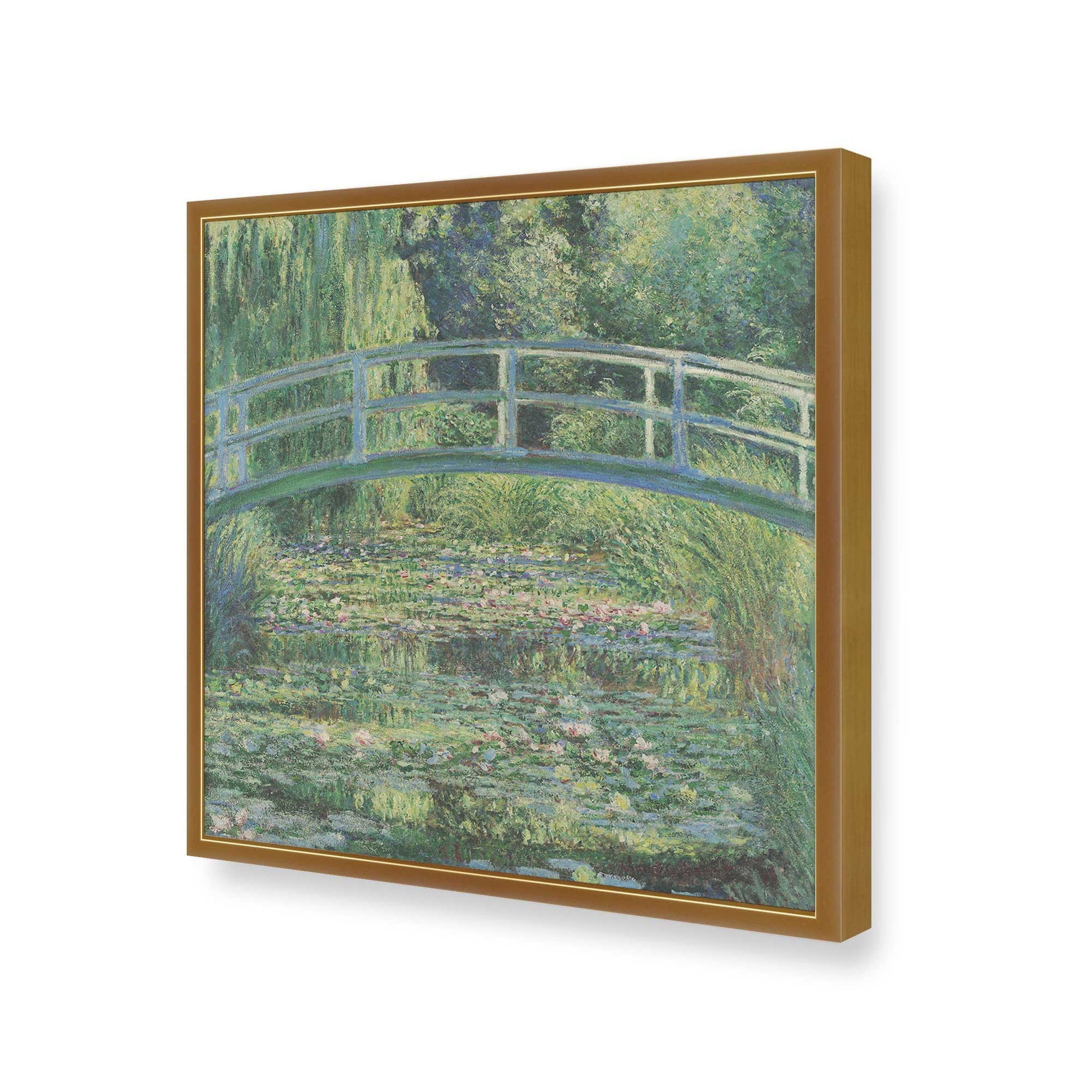 [Color:Polished Gold], Picture of art in a Polished Gold frame of the corner