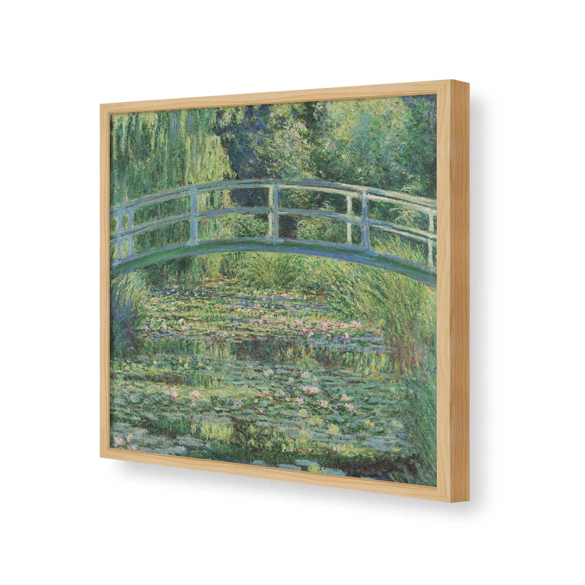 [Color:American Maple], Picture of art in a American Maple frame of the corner