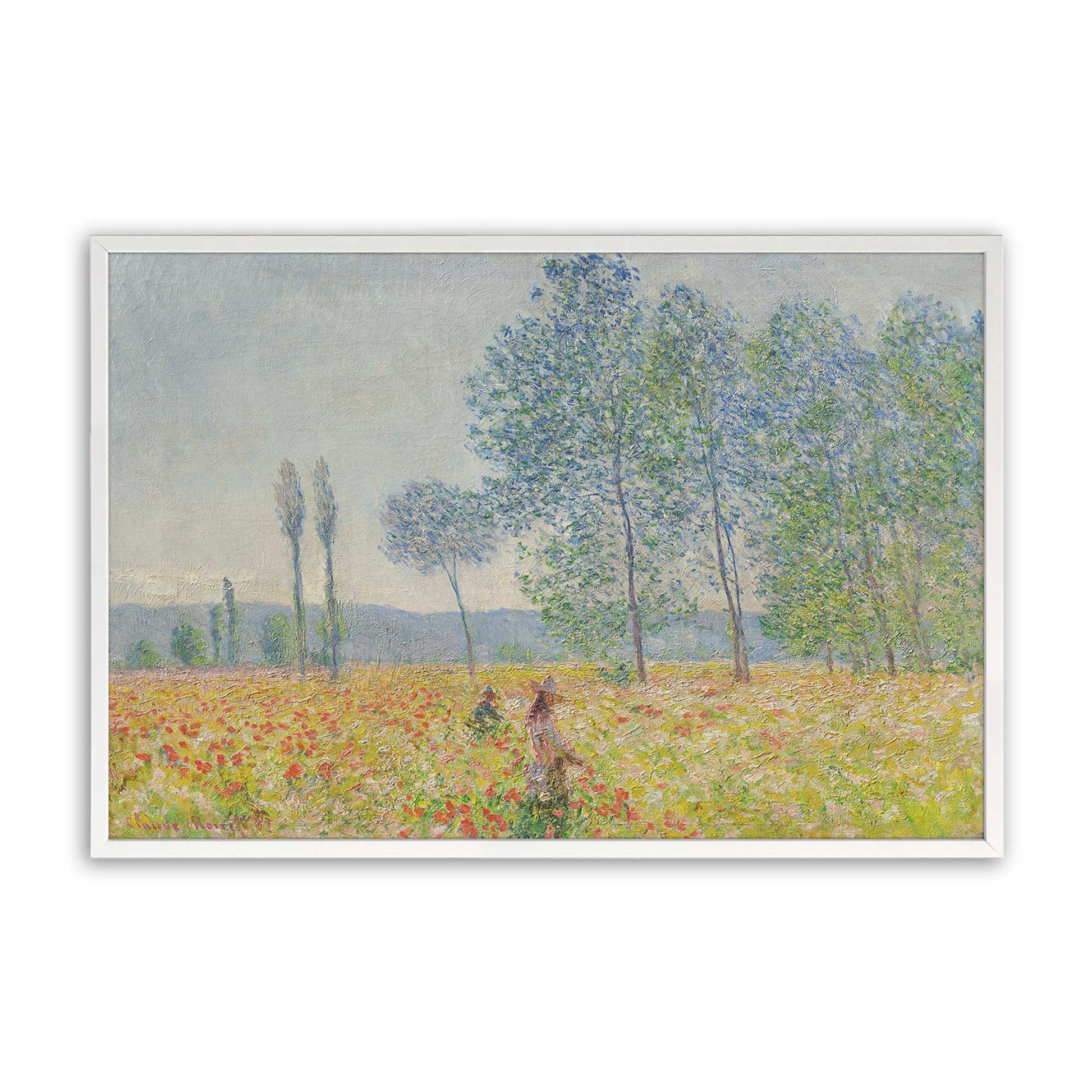 [Color:Opaque White], Picture of art in a Opaque White frame