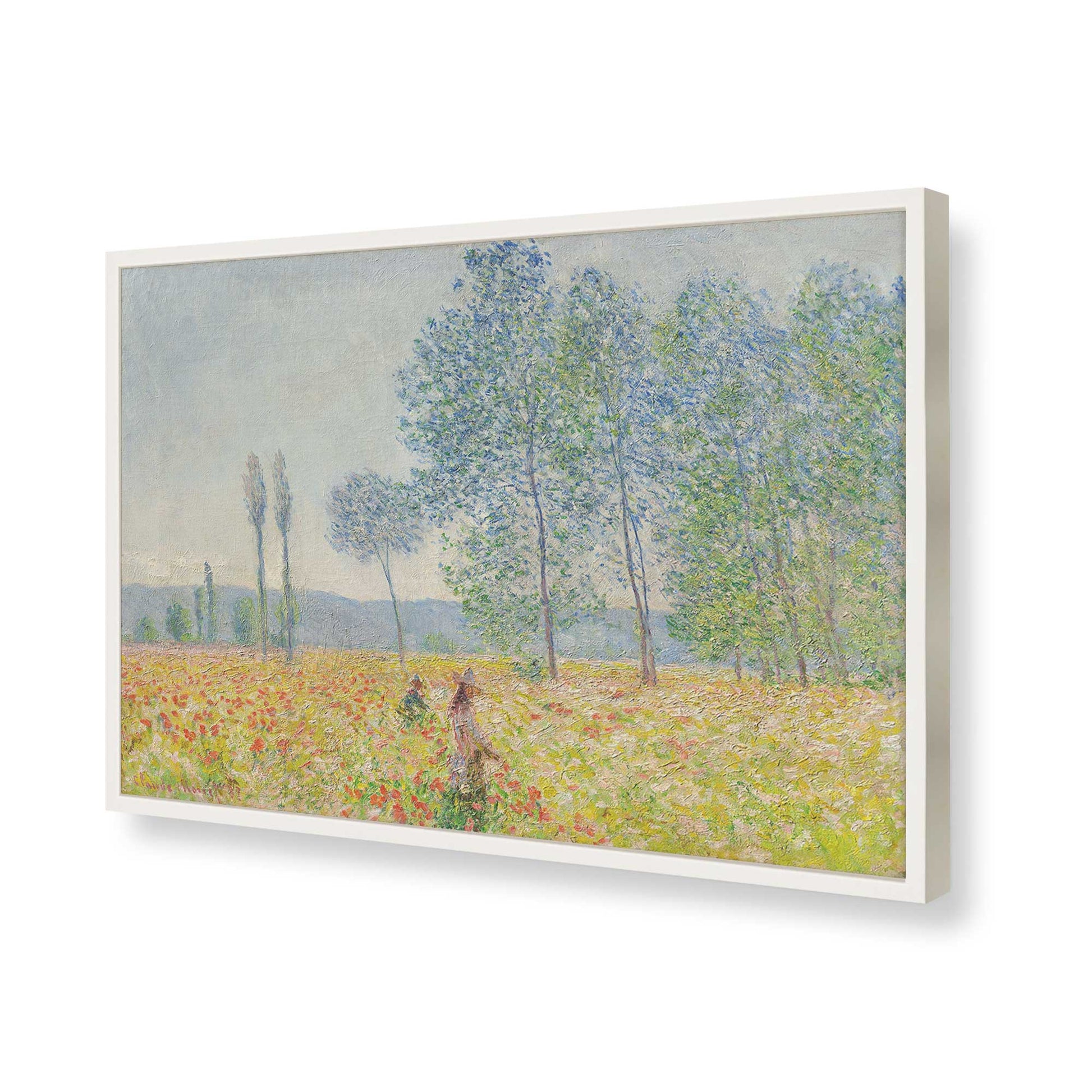 [Color:Opaque White], Picture of art in a Opaque White frame of the corner