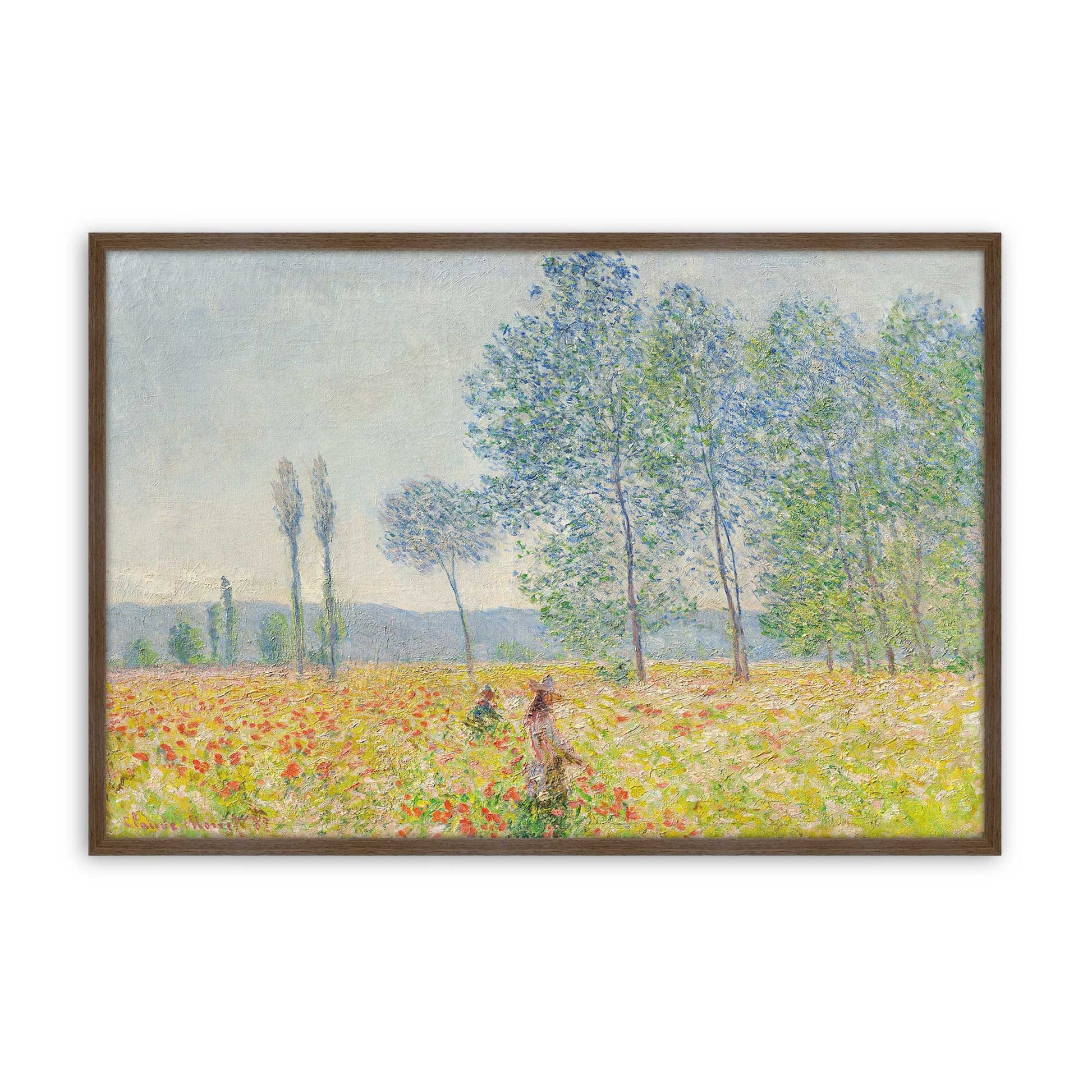 [Color:Walnut], Picture of art in a Walnut frame