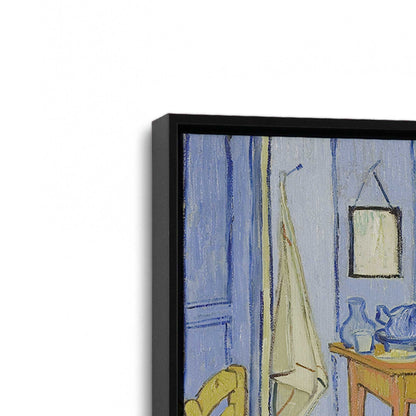 [Color:Satin Black], Picture of art in a Satin Black frame at an angle