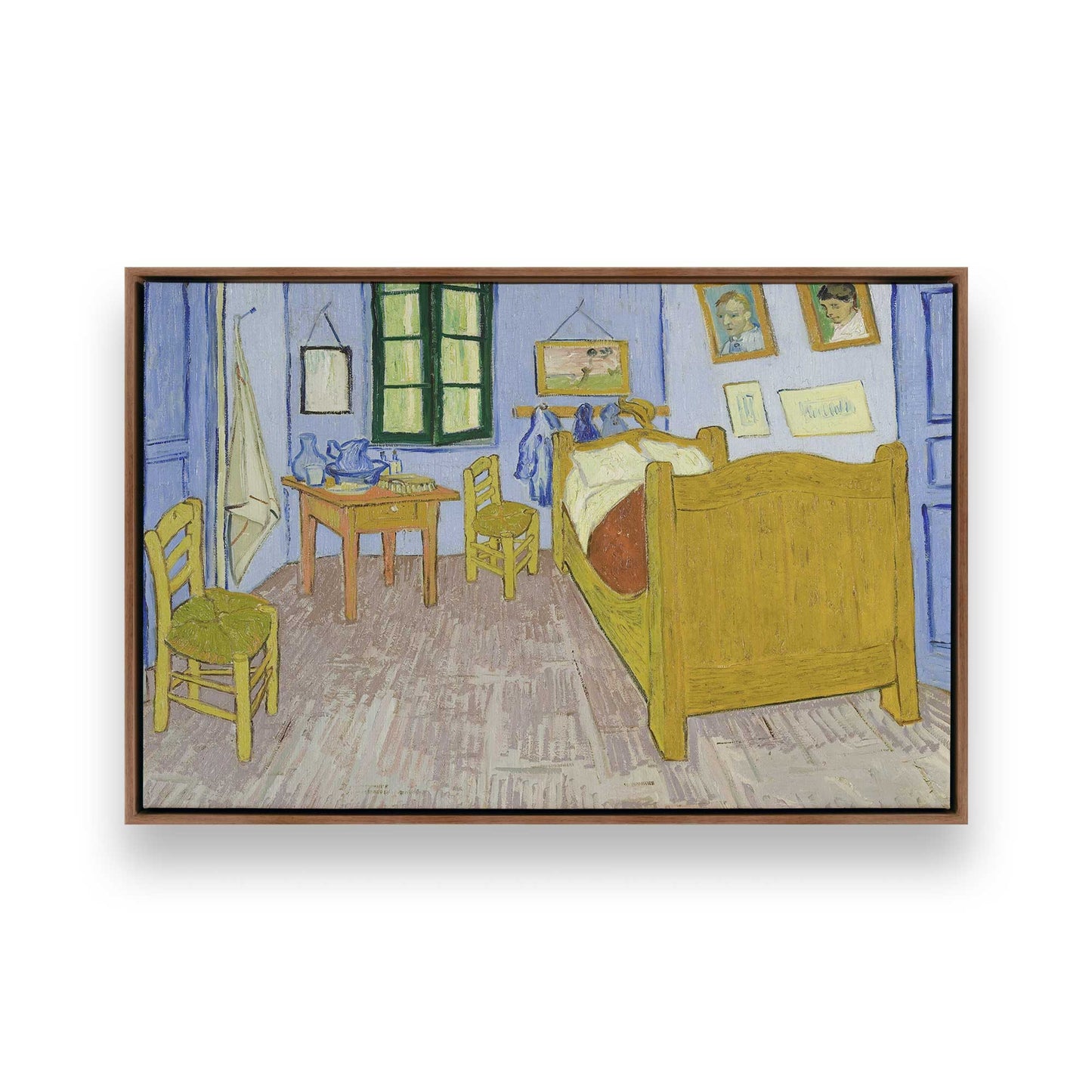 [Color:Walnut], Picture of art in a Walnut frame