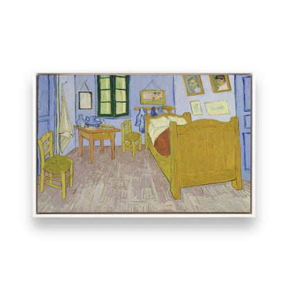 [Color:Opaque White], Picture of art in a White frame