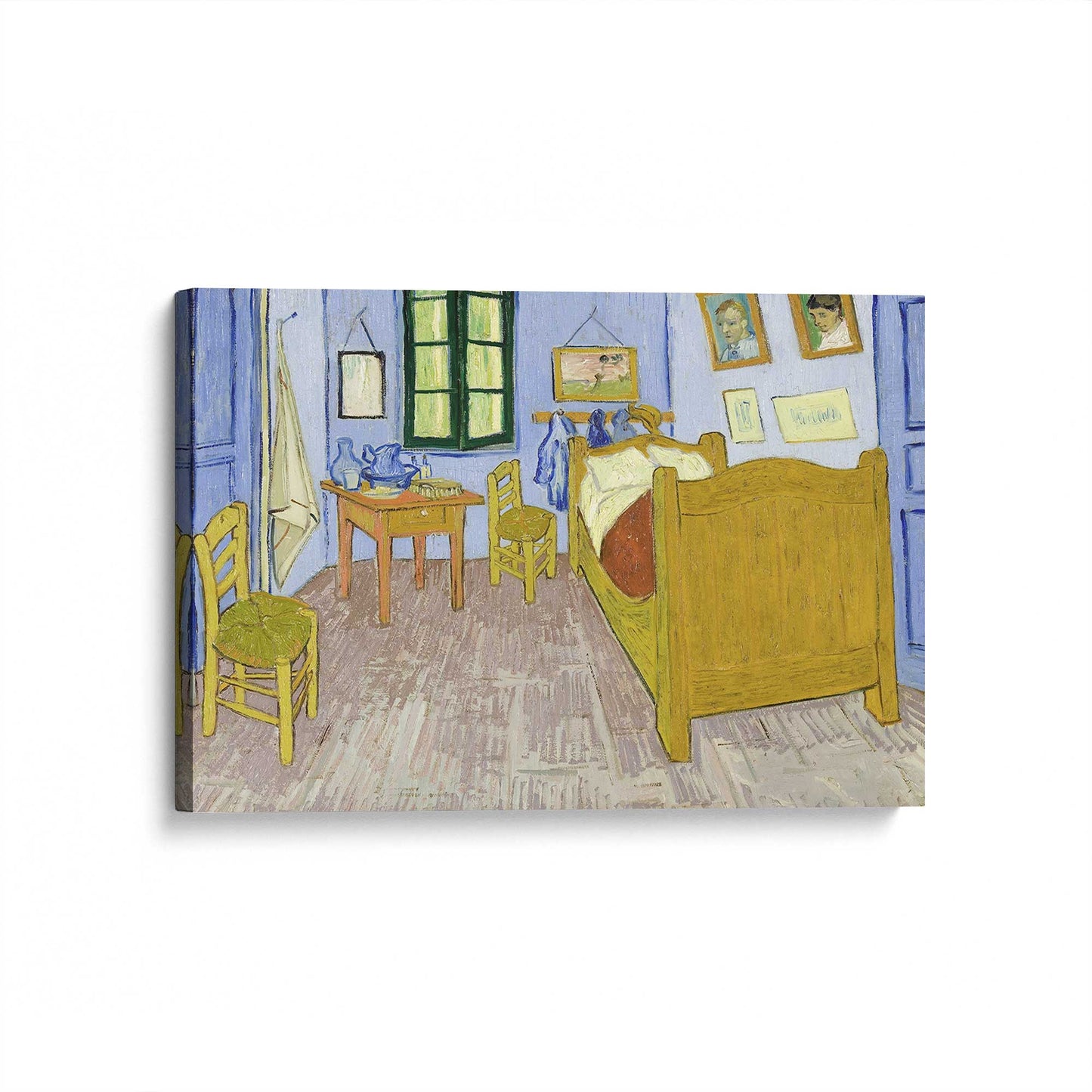 [Color:Stretched Canvas], Picture of art at an angle
