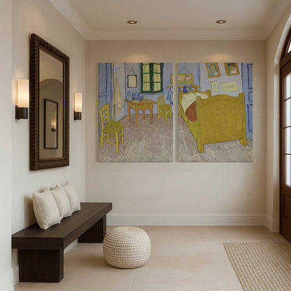 [Color:Stretched Canvas], Picture of art in a room