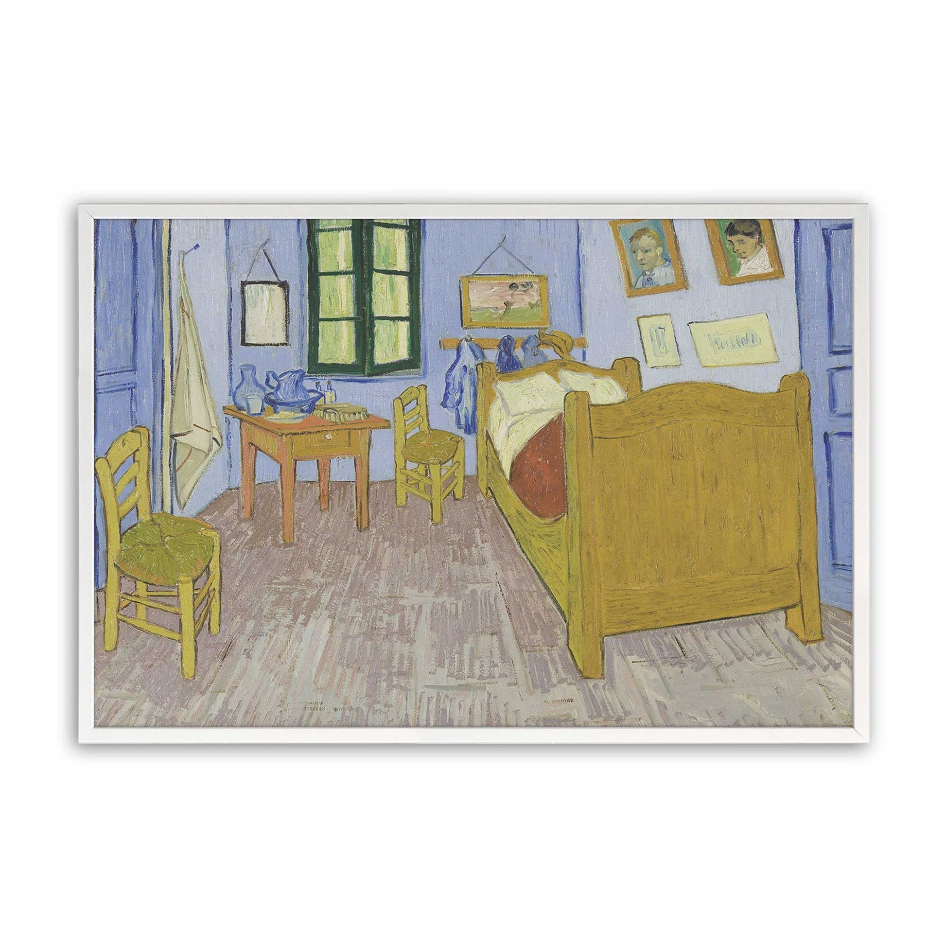 [Color:Opaque White], Picture of art in a Opaque White frame