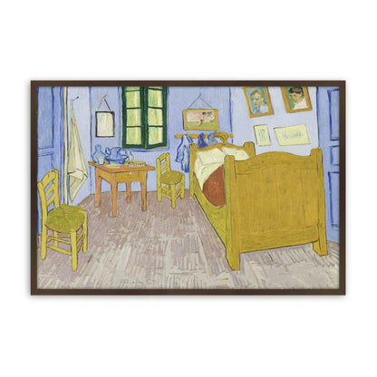 [Color:Brown], Picture of art in a Brown frame