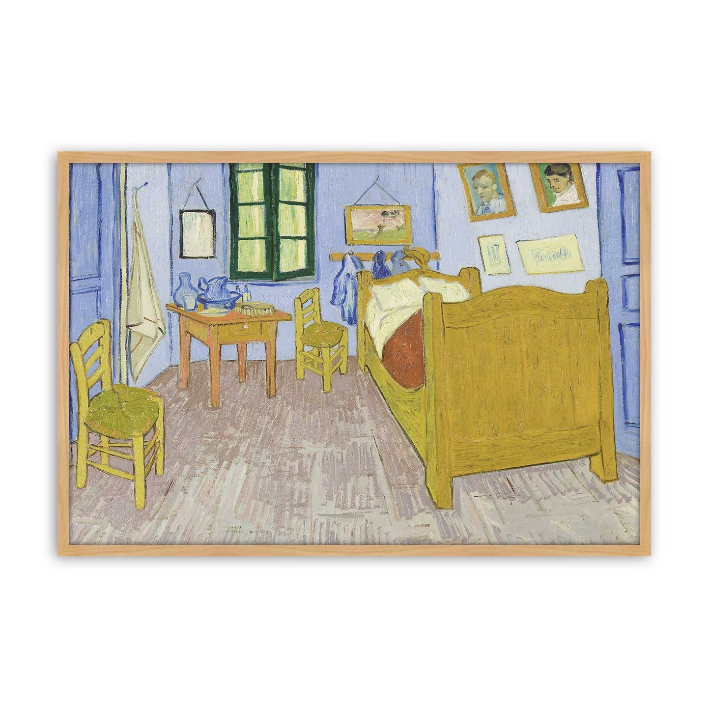 [Color:American Maple], Picture of art in a American Maple frame