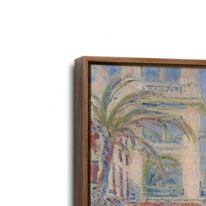[Color:Walnut], Picture of art in a Walnut frame at an angle