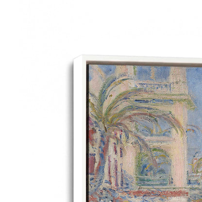 [Color:Opaque White], Picture of art in a White frame at an angle