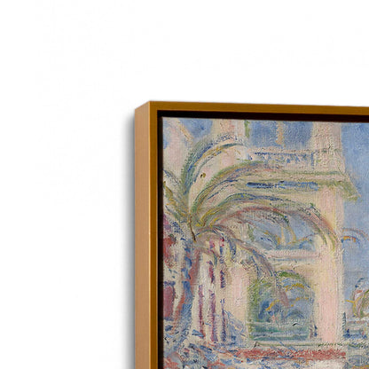 [Color:Polished Gold], Picture of art in a Polished Gold frame at an angle