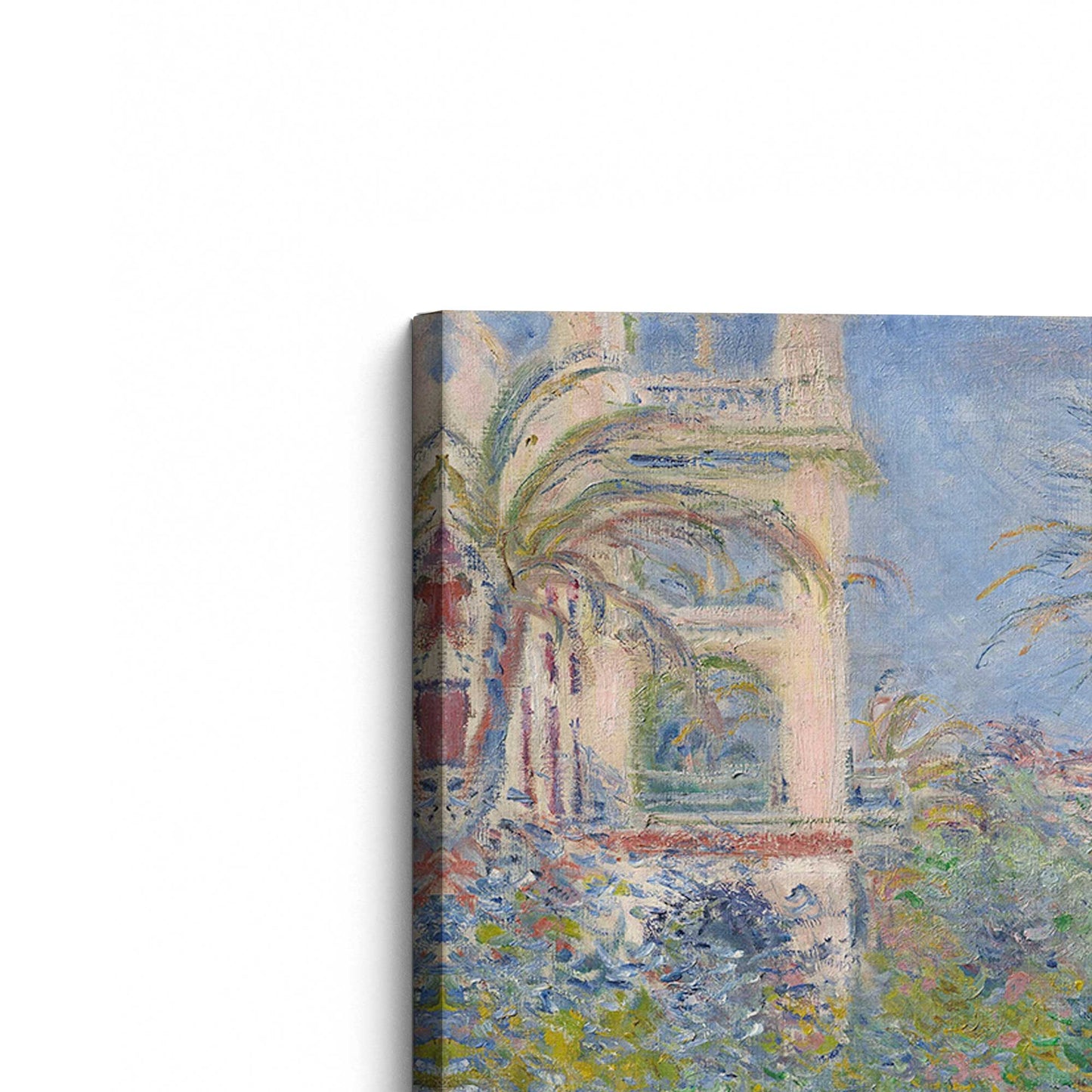 [Color:Stretched Canvas], Picture of the corner of the art
