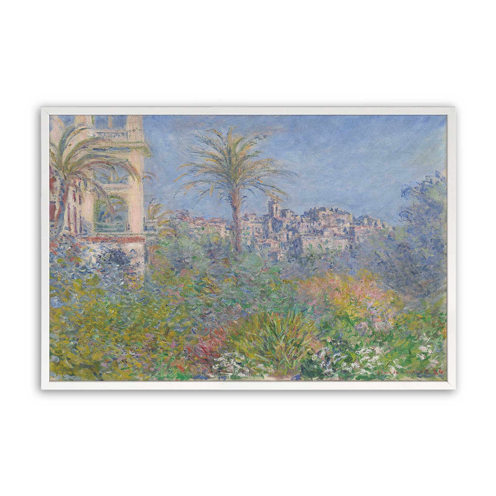 [Color:Opaque White], Picture of art in a Opaque White frame