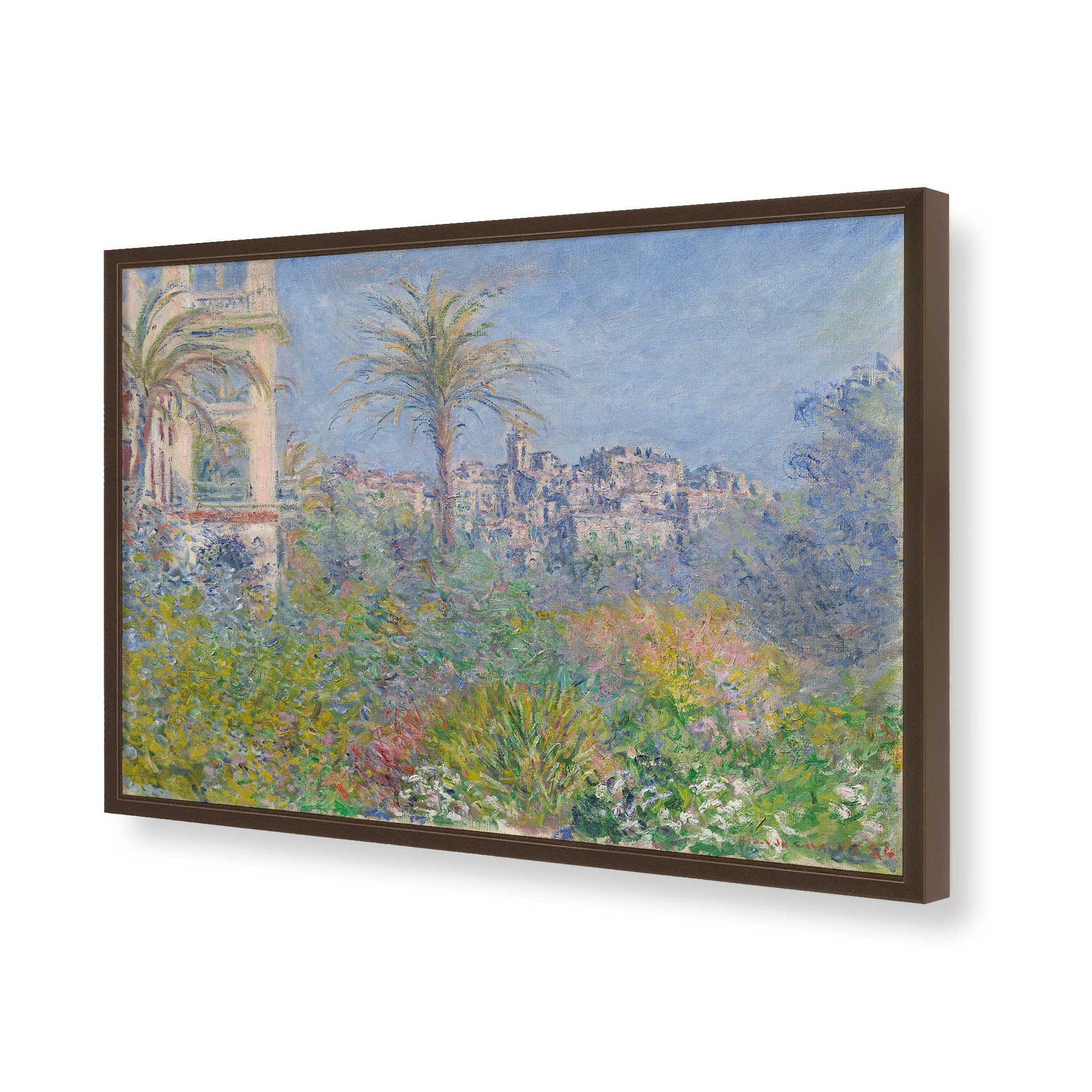 [Color:Belvinder Brown], Picture of art in a Belvinder Brown frame of the corner