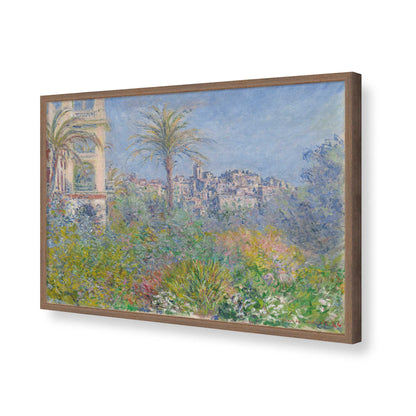 [Color:Walnut], Picture of art in a Walnut frame of the corner