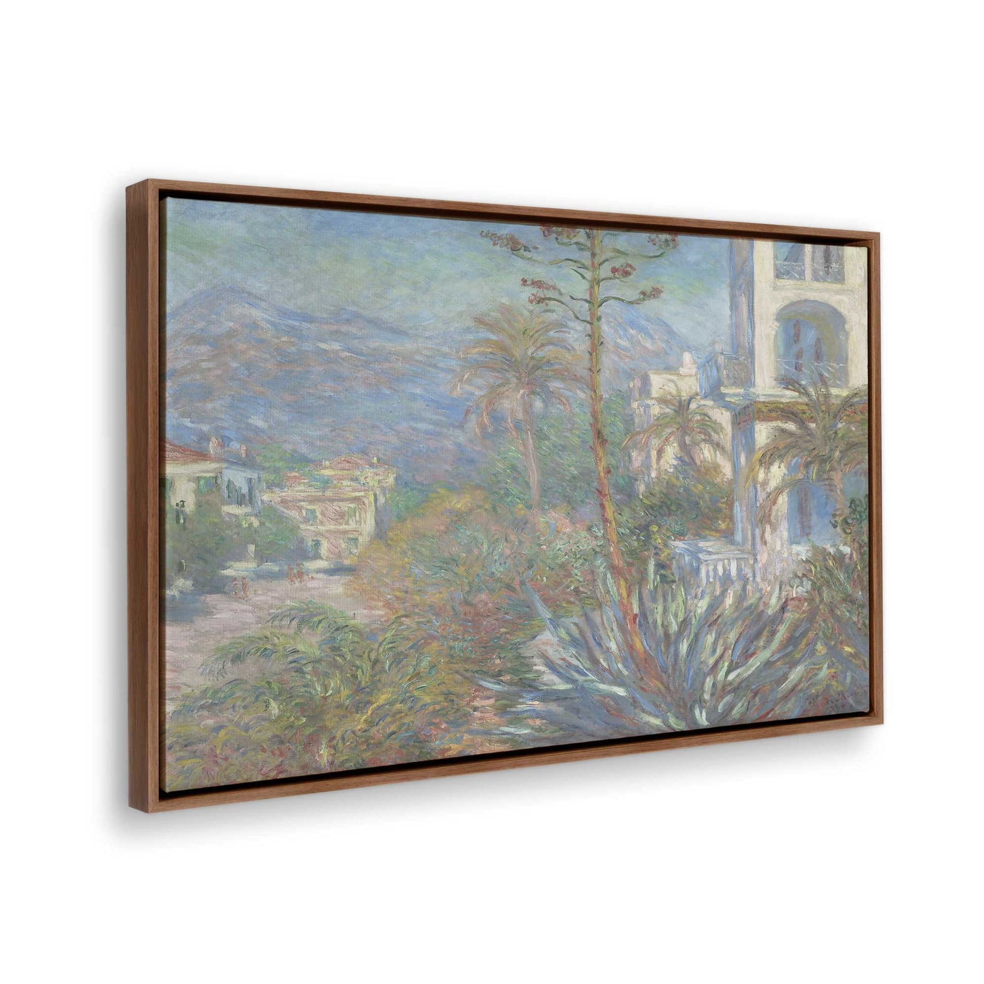 [Color:Walnut], Picture of the corner of the art