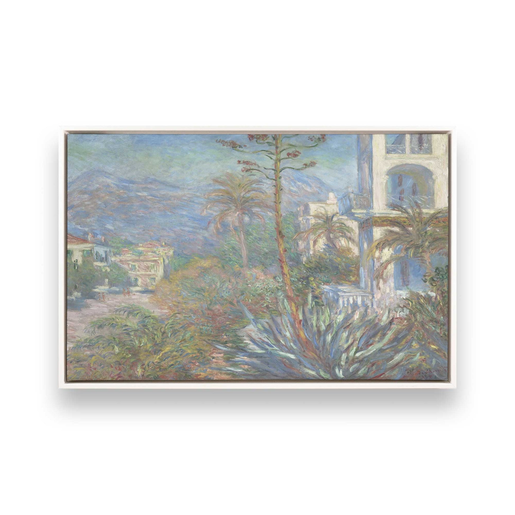[Color:Opaque White], Picture of art in a White frame