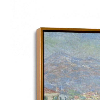 [Color:Polished Gold], Picture of art in a Polished Gold frame at an angle
