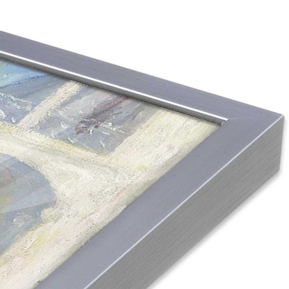 [Color:Polished Chrome], Picture of art in a Polished Chrome frame at an angle