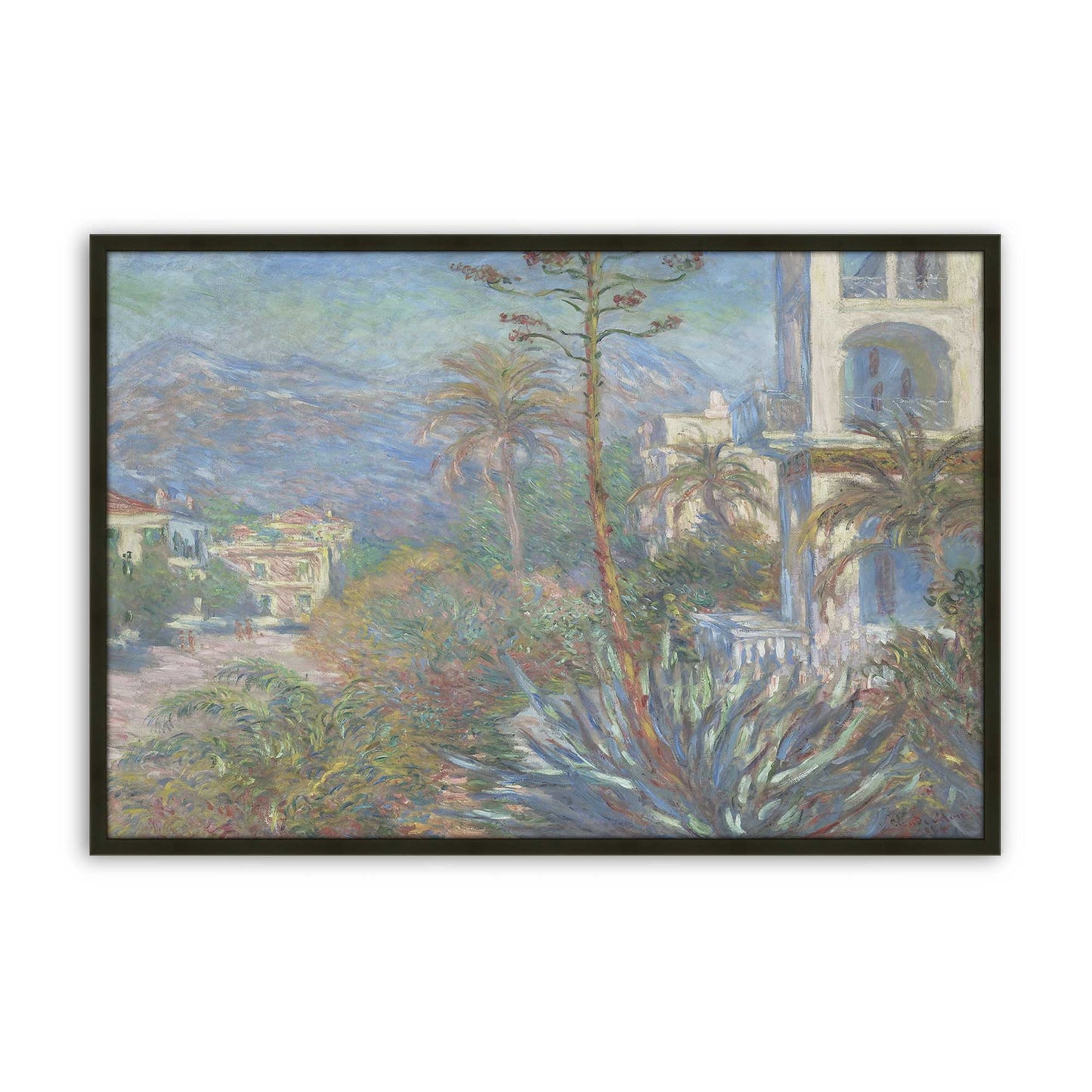 [Color:Satin Black], Picture of art in a Satin Black frame
