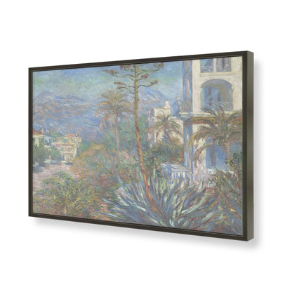 [Color:Satin Black], Picture of art in a Satin Black frame of the corner