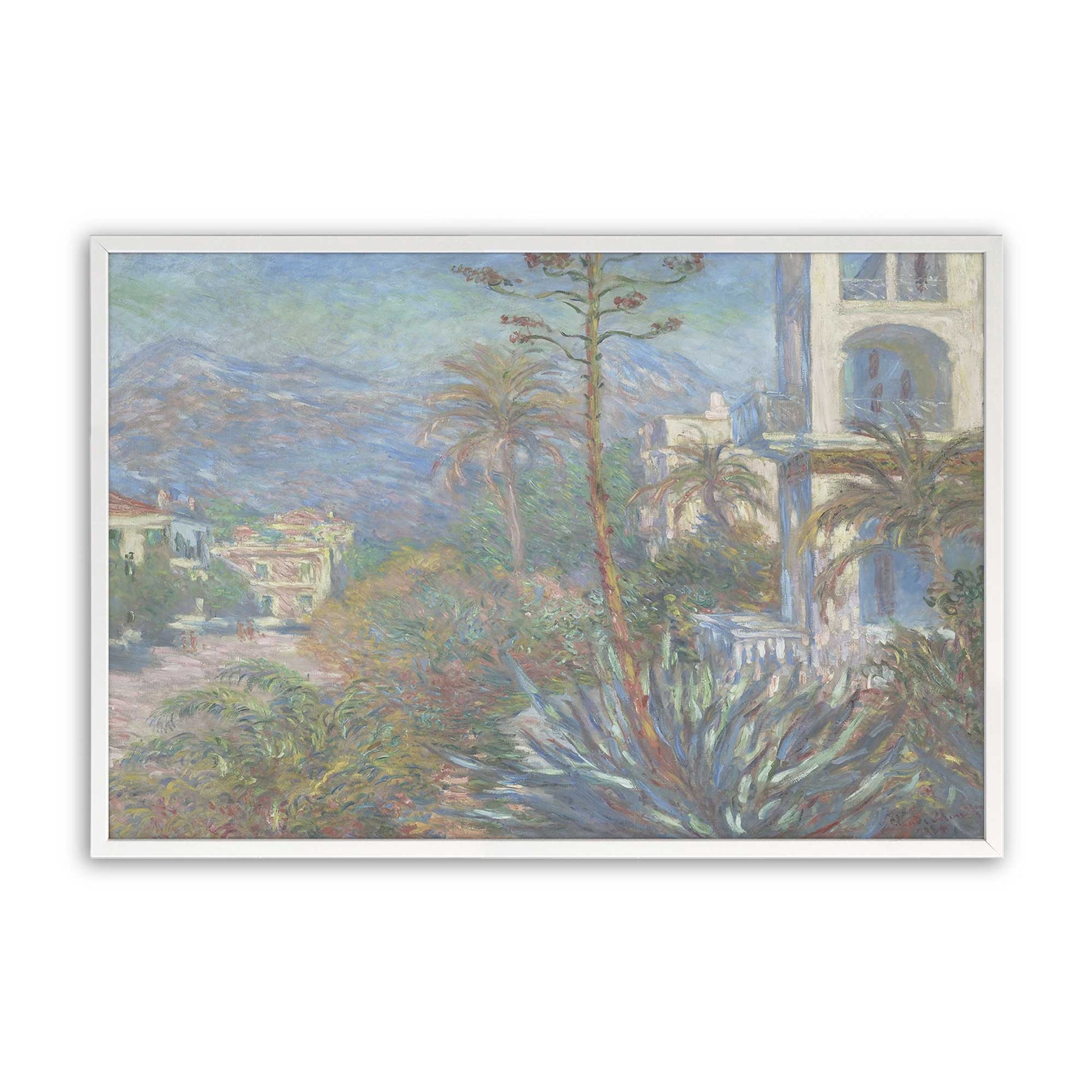 [Color:Opaque White], Picture of art in a Opaque White frame