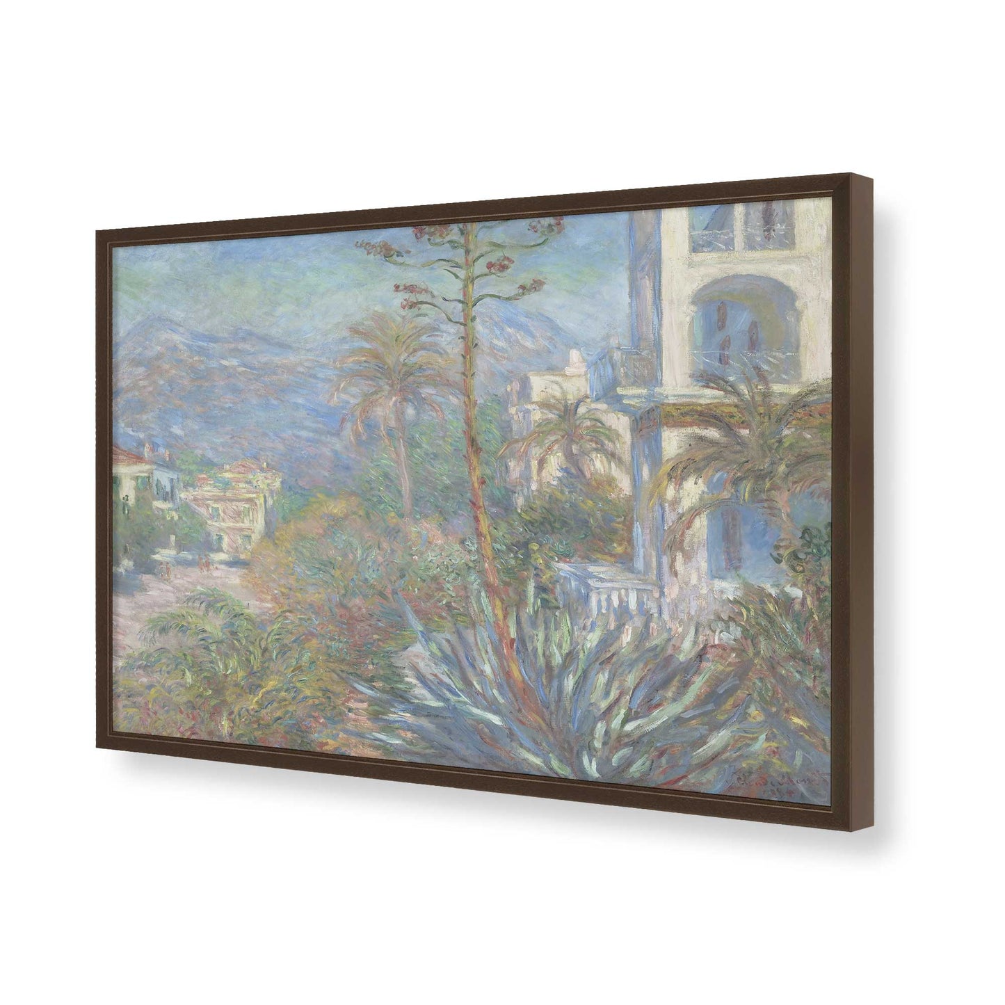 [Color:Belvinder Brown], Picture of art in a Belvinder Brown frame of the corner