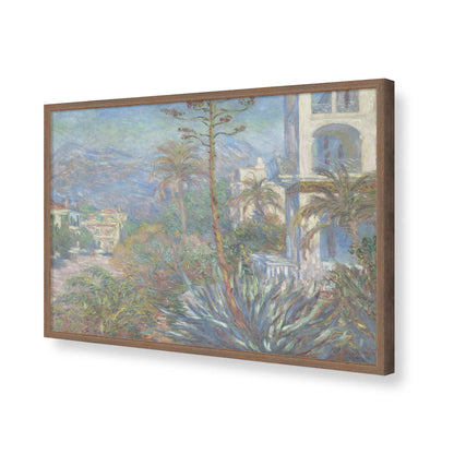 [Color:Walnut], Picture of art in a Walnut frame of the corner