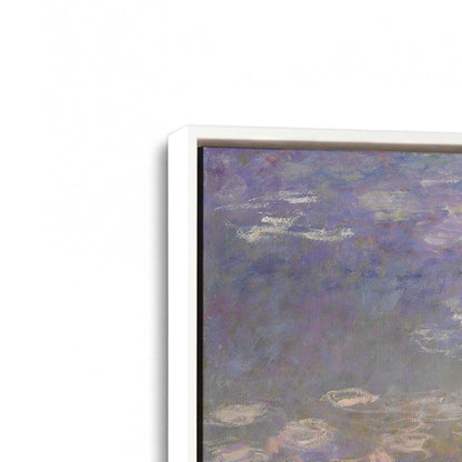 [Color:Opaque White], Picture of art in a White frame at an angle