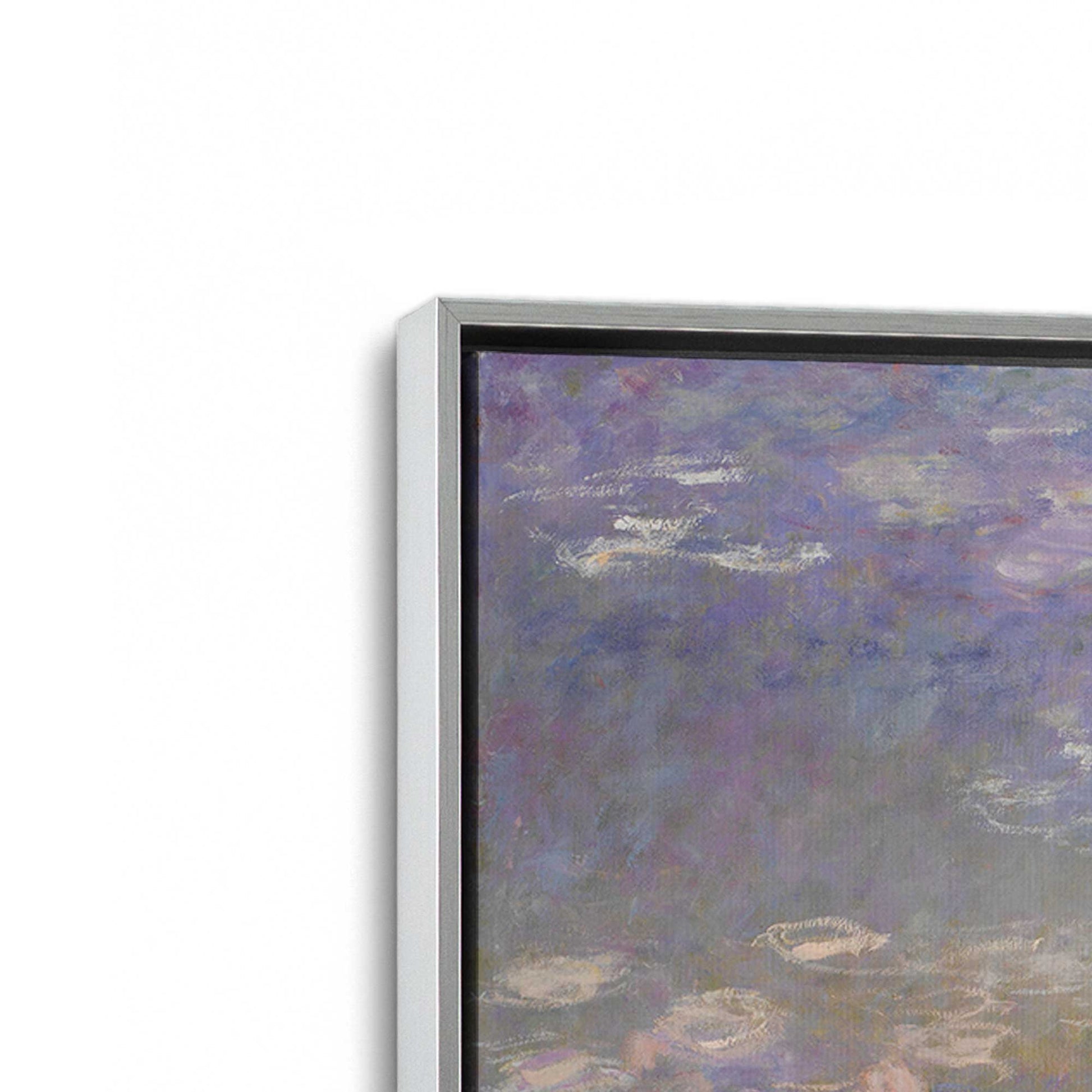 [Color:Polished Chrome], Picture of art in a Polished Chrome frame at an angle