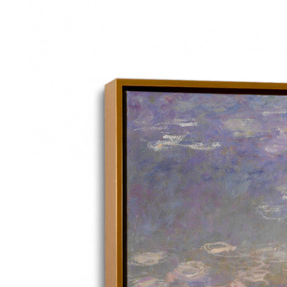 [Color:Polished Gold], Picture of art in a Polished Gold frame at an angle