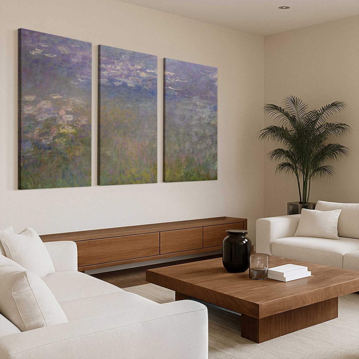 [Color:Stretched Canvas], Picture of art in a room