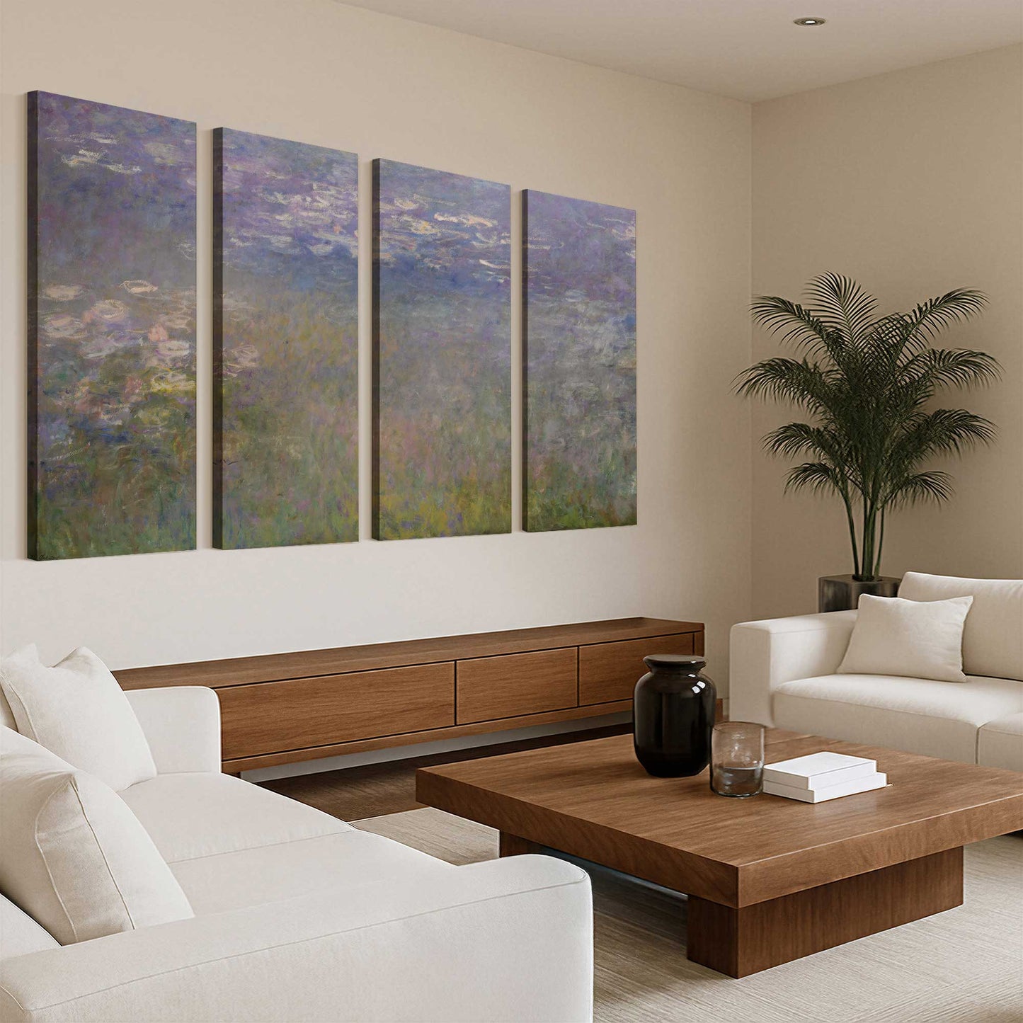 [Color:Stretched Canvas], Picture of art in a room
