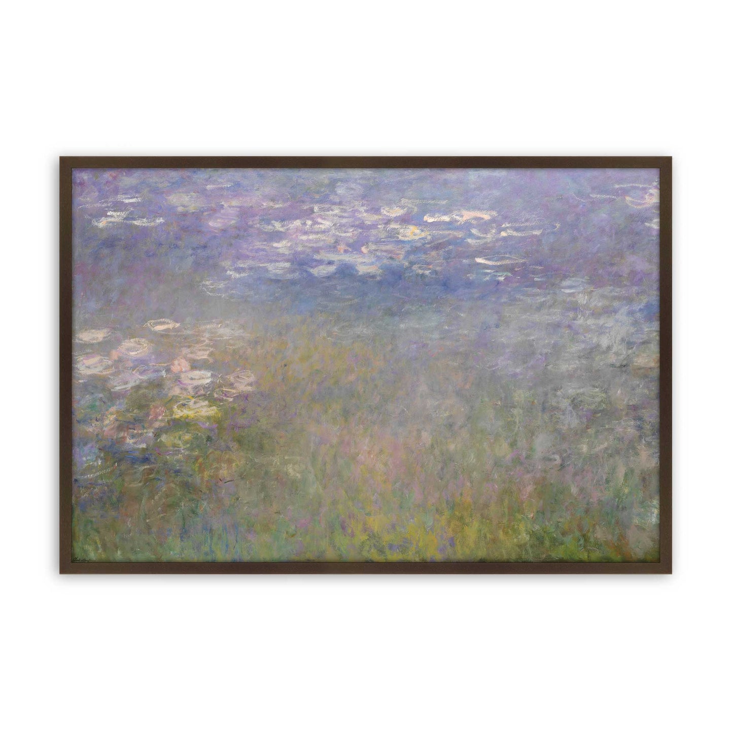 [Color:Belvinder Brown], Picture of art in a Belvinder Brown frame
