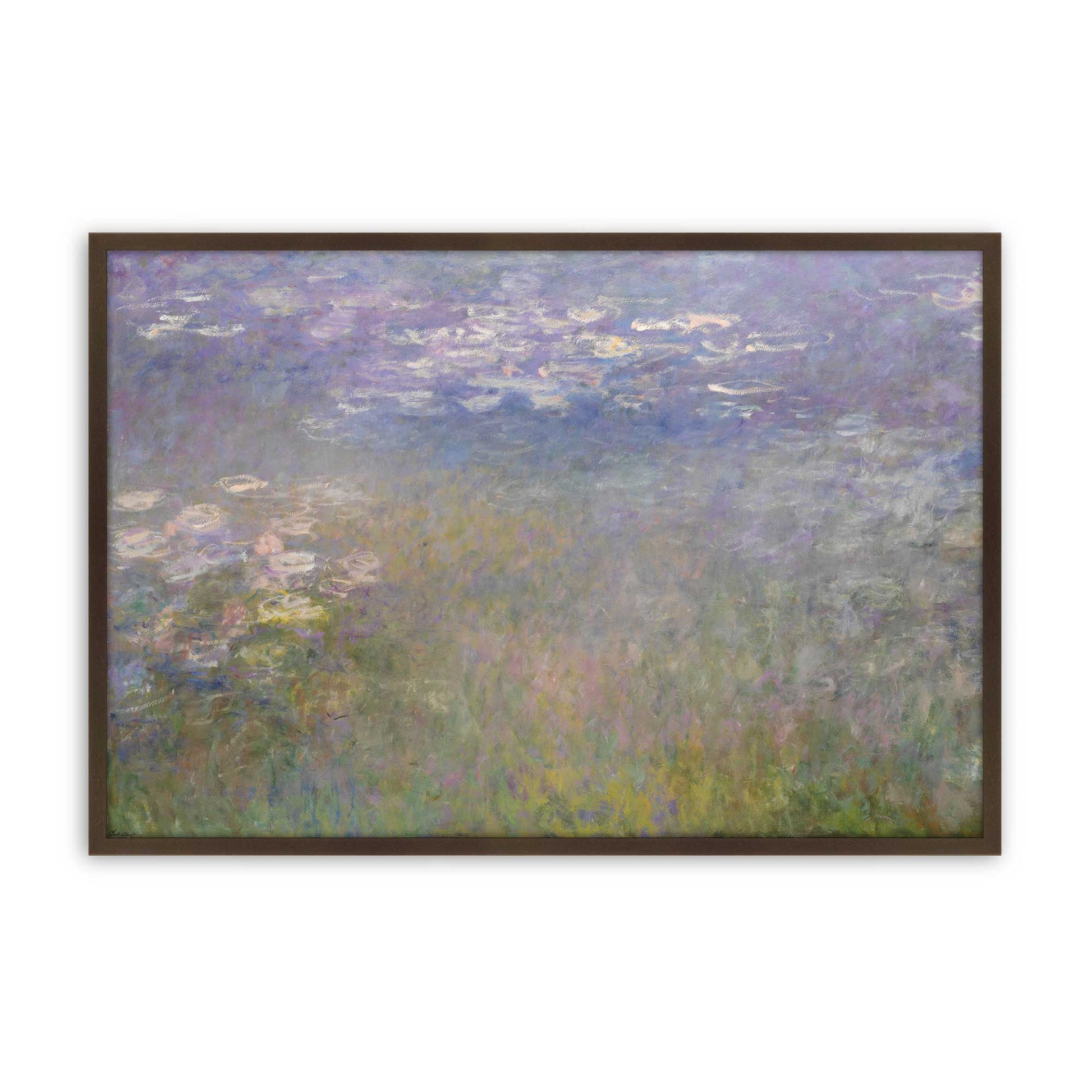 [Color:Belvinder Brown], Picture of art in a Belvinder Brown frame