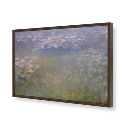 [Color:Brown], Picture of art in a Brown frame of the corner