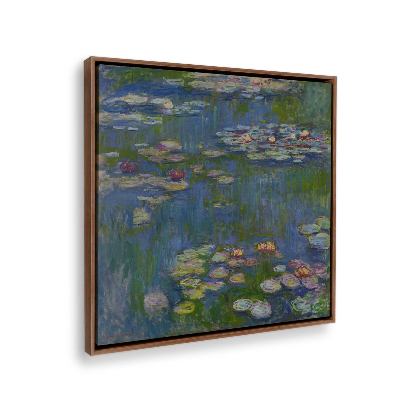 [Color:Walnut], Picture of the corner of the art