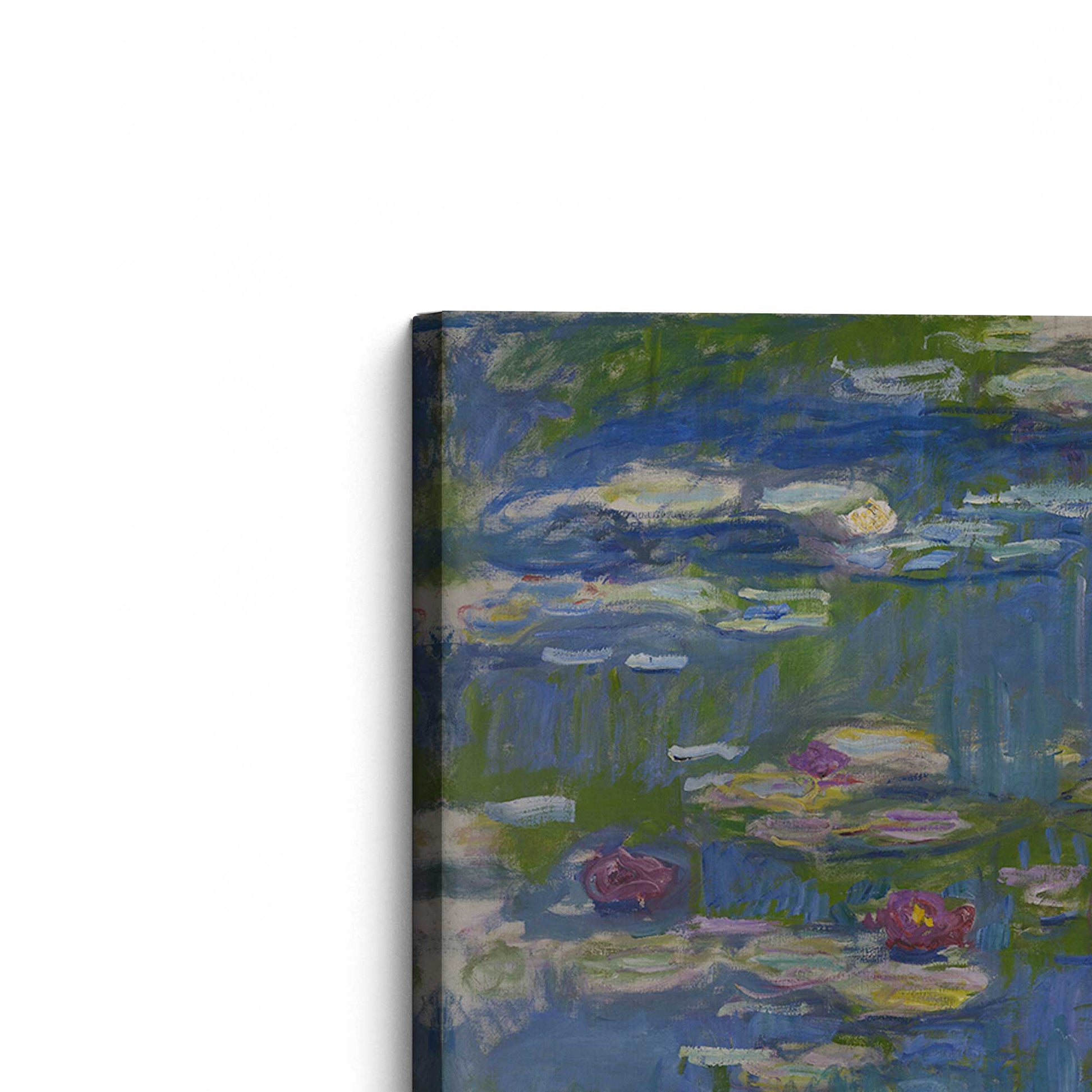 [Color:Stretched Canvas], Picture of the corner of the art