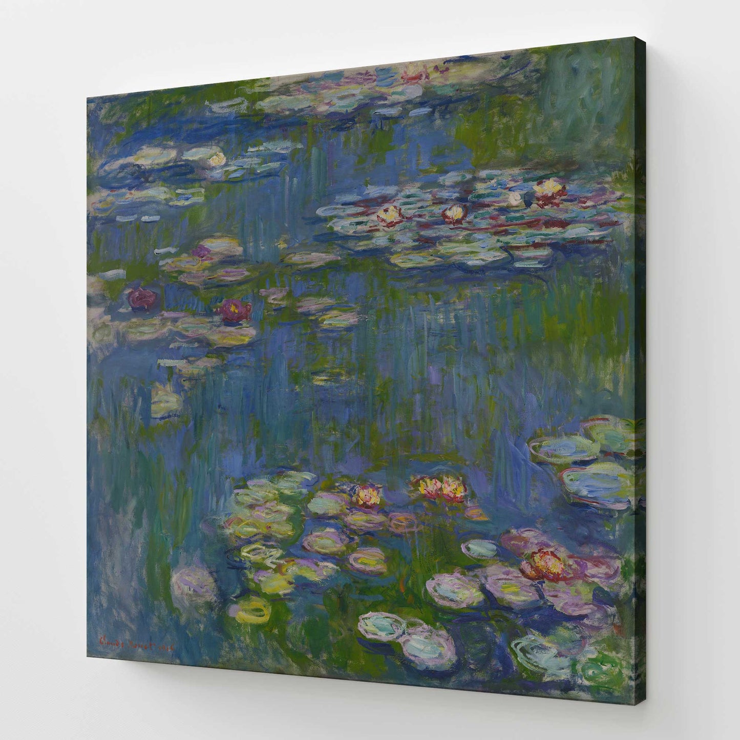 [Color:Stretched Canvas], Picture of art at an angle