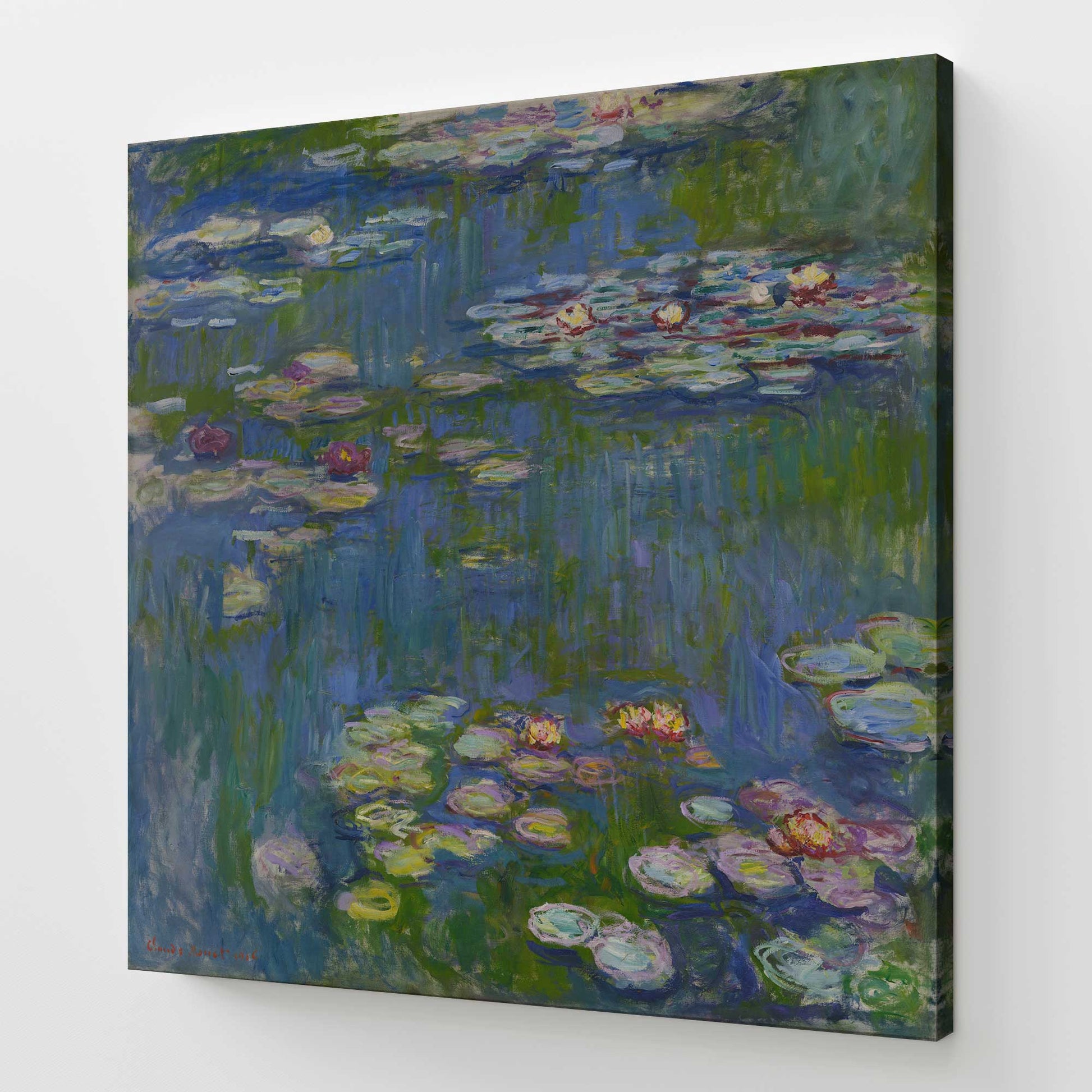 [Color:Stretched Canvas], Picture of art at an angle