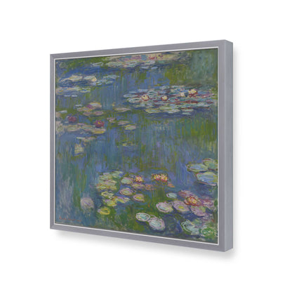 [Color:Polished Chrome], Picture of art in a Polished Chrome frame of the corner