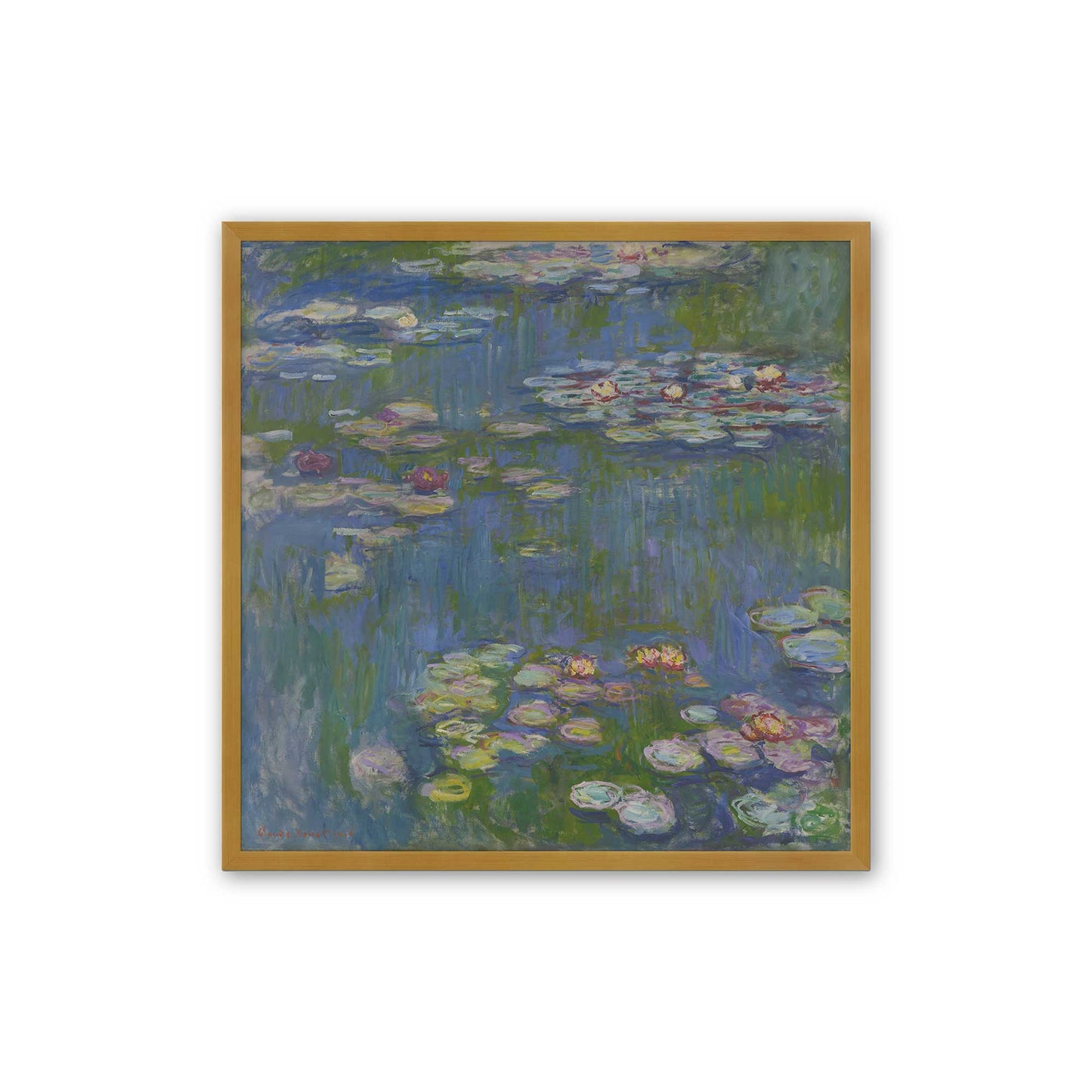 [Color:Polished Gold], Picture of art in a Polished Gold frame
