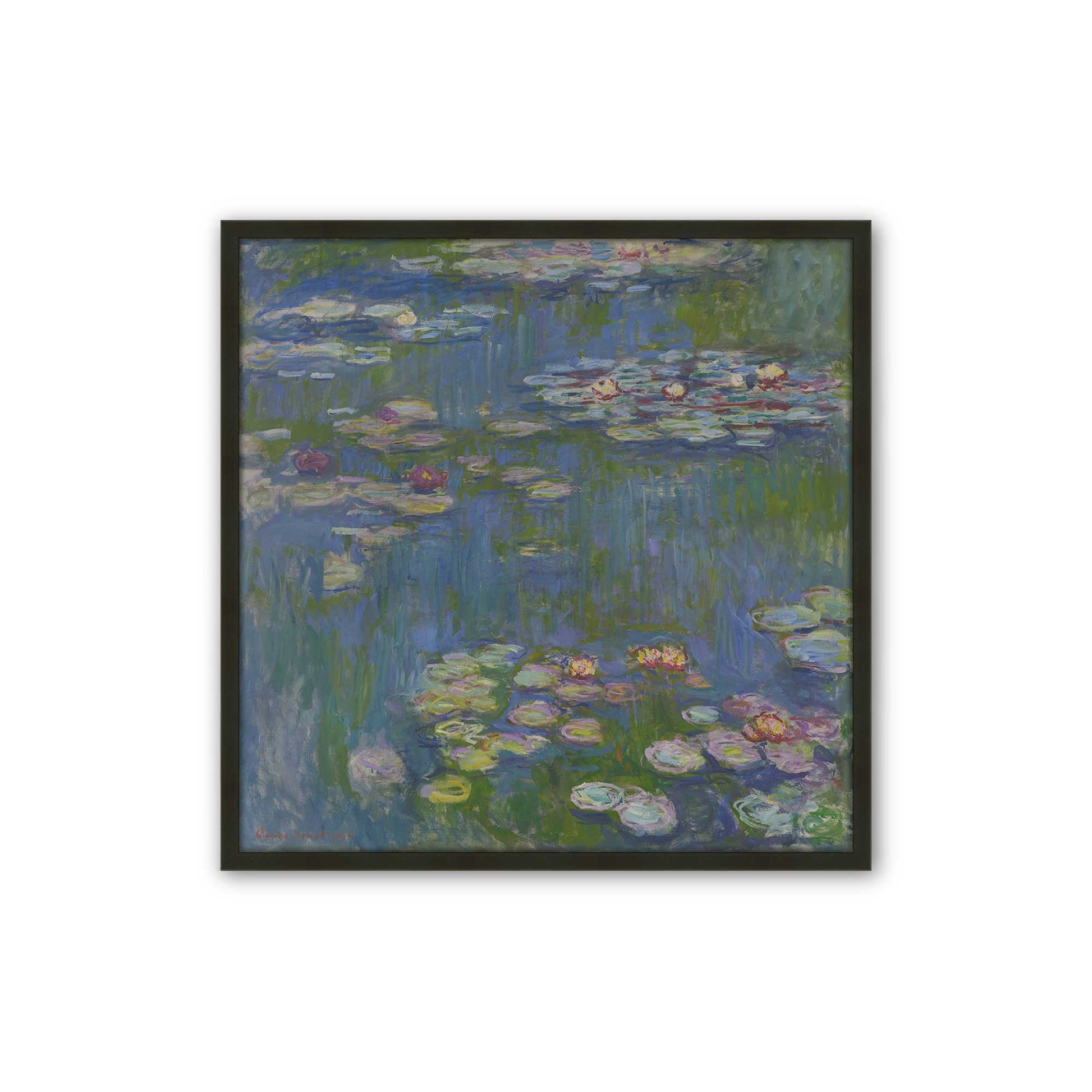 [Color:Satin Black], Picture of art in a Satin Black frame