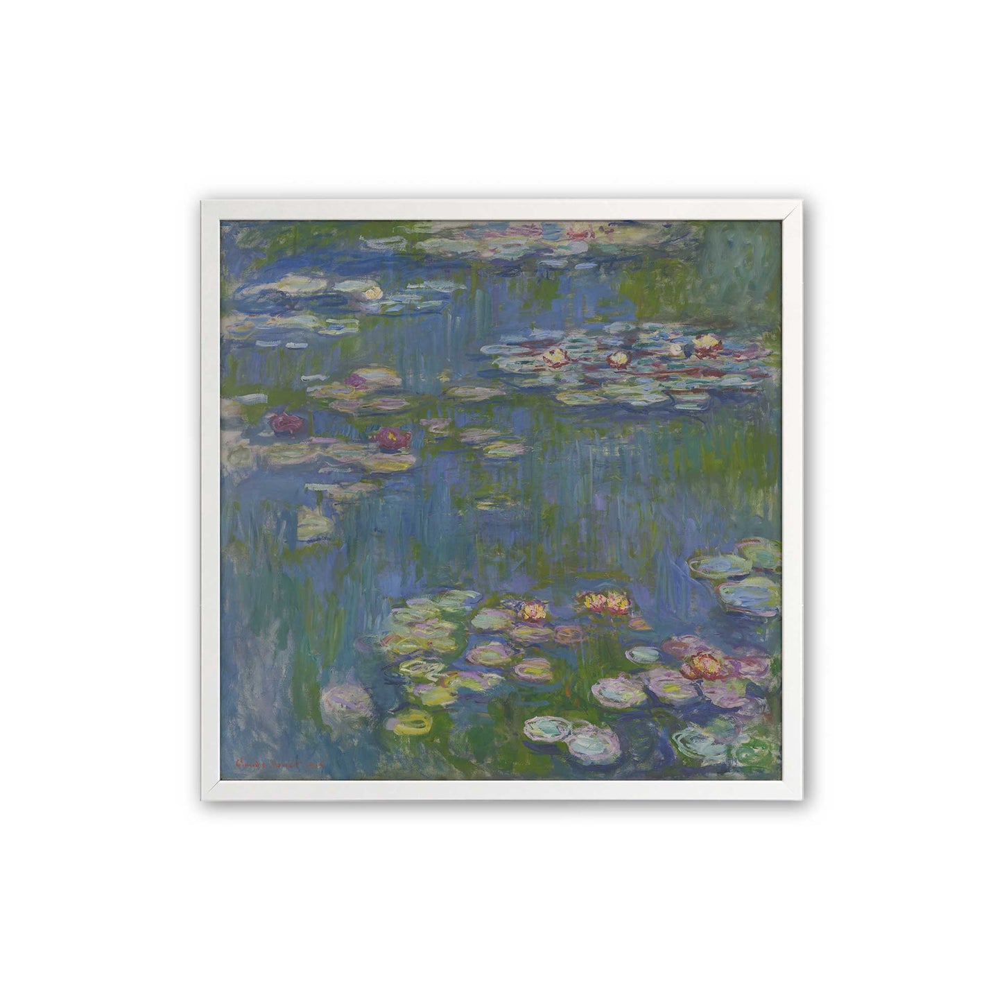 [Color:Opaque White], Picture of art in a Opaque White frame
