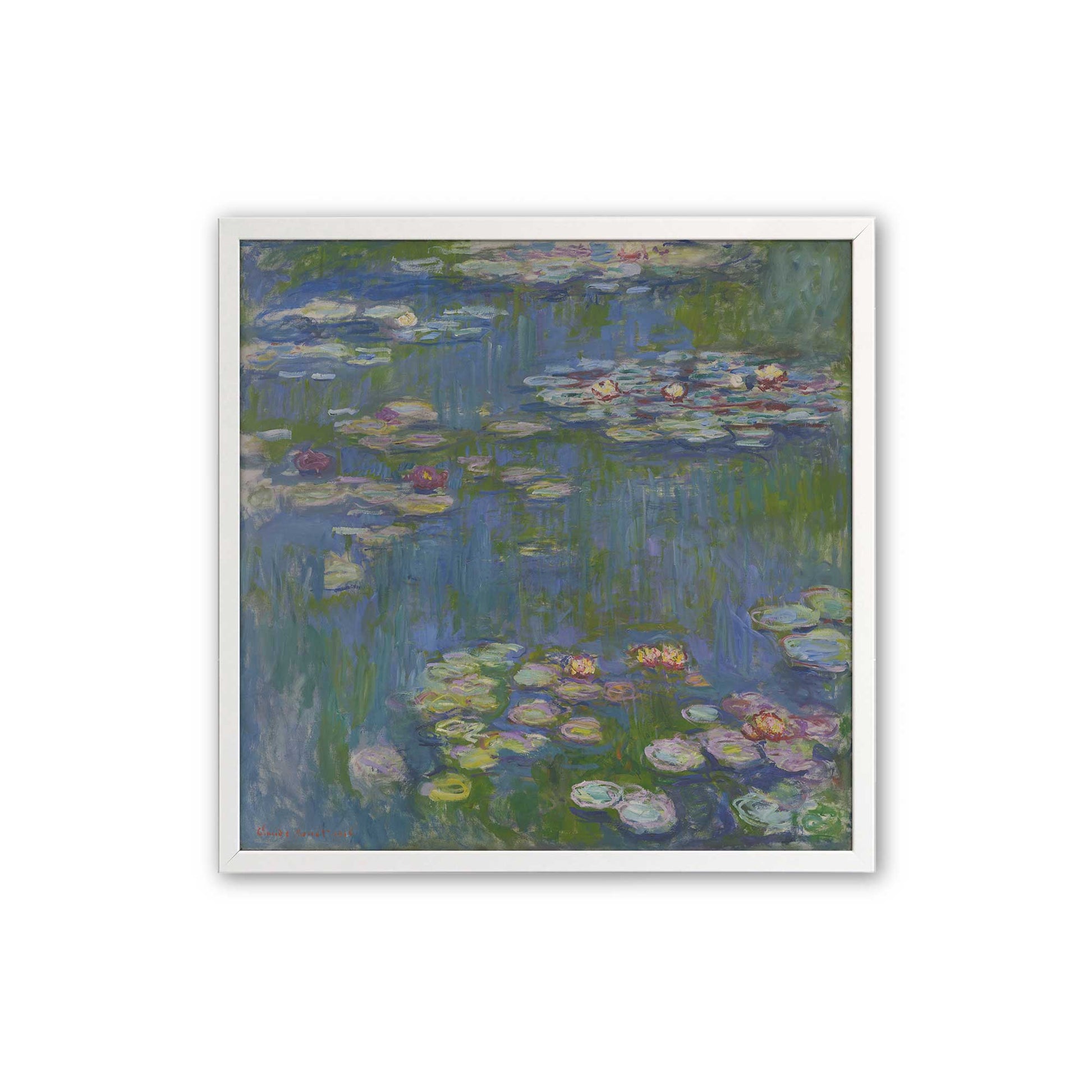 [Color:Opaque White], Picture of art in a Opaque White frame